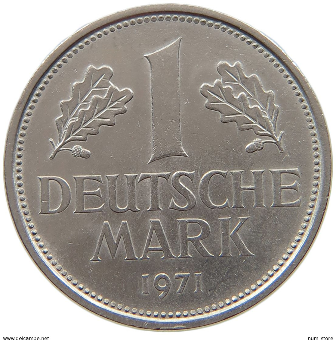 GERMANY WEST 1 MARK 1971 D #a043 0487 - 1 Marco