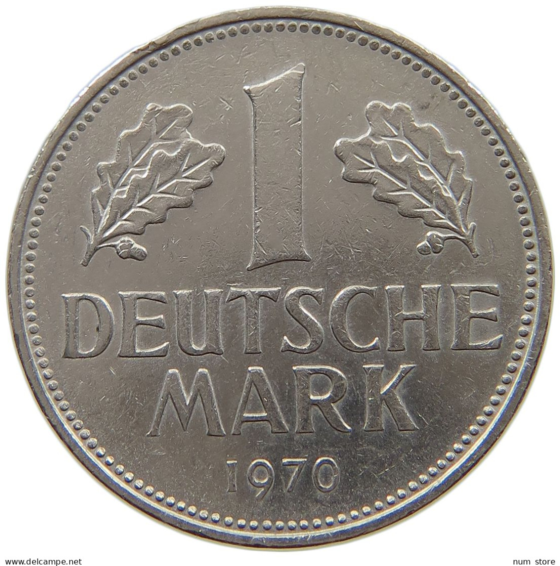 GERMANY WEST 1 MARK 1970 G #a069 0609 - 1 Mark