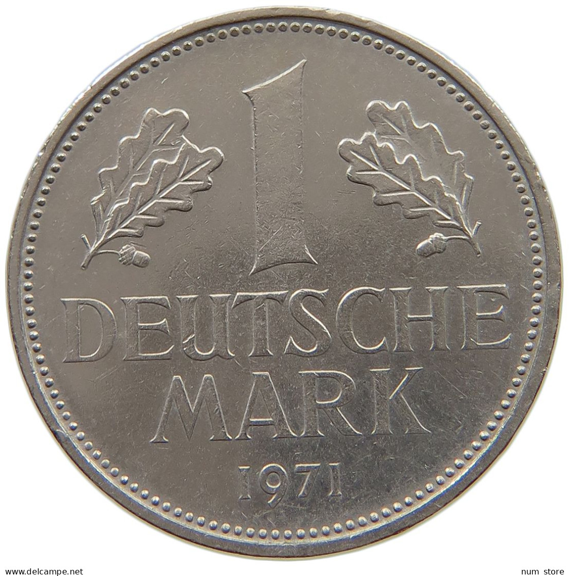 GERMANY WEST 1 MARK 1971 G #a069 0633 - 1 Mark