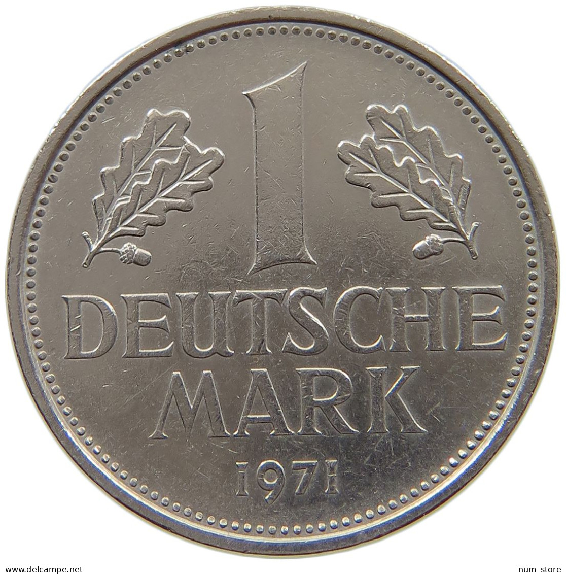 GERMANY WEST 1 MARK 1971 J #a069 0627 - 1 Mark