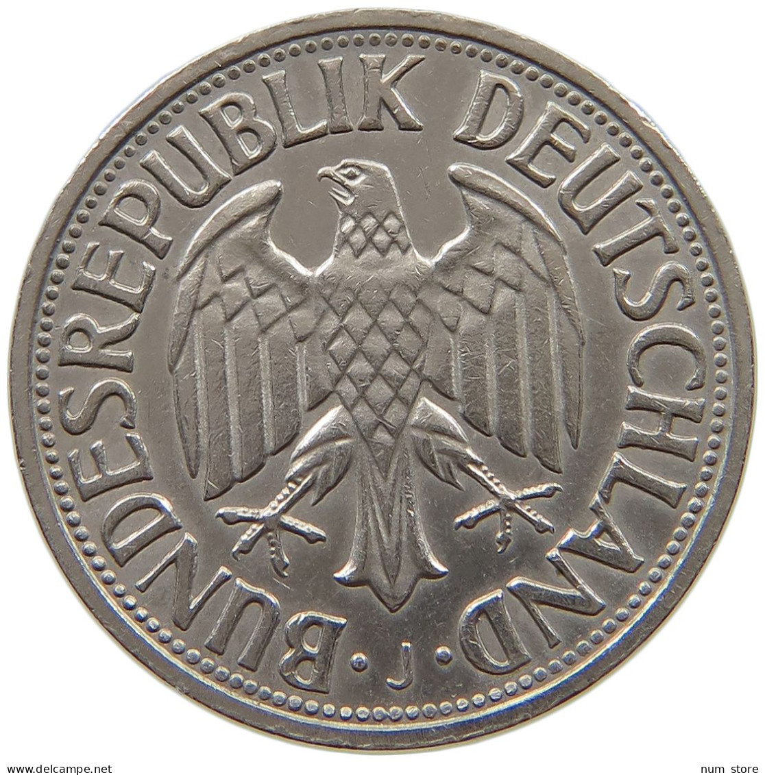 GERMANY WEST 1 MARK 1971 J #a069 0627 - 1 Mark