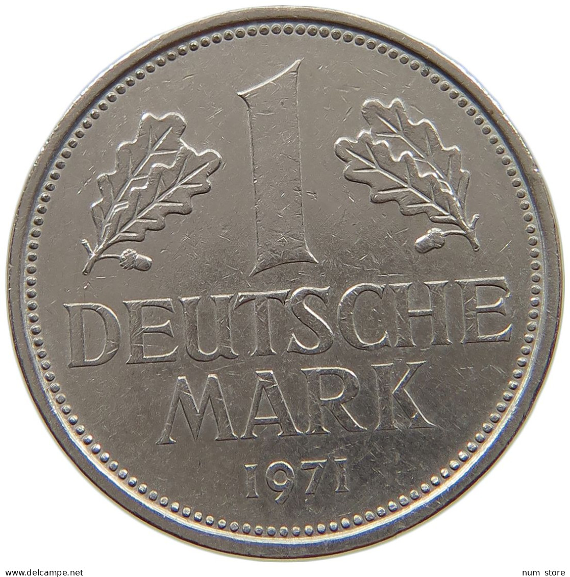 GERMANY WEST 1 MARK 1971 D #a069 0595 - 1 Mark