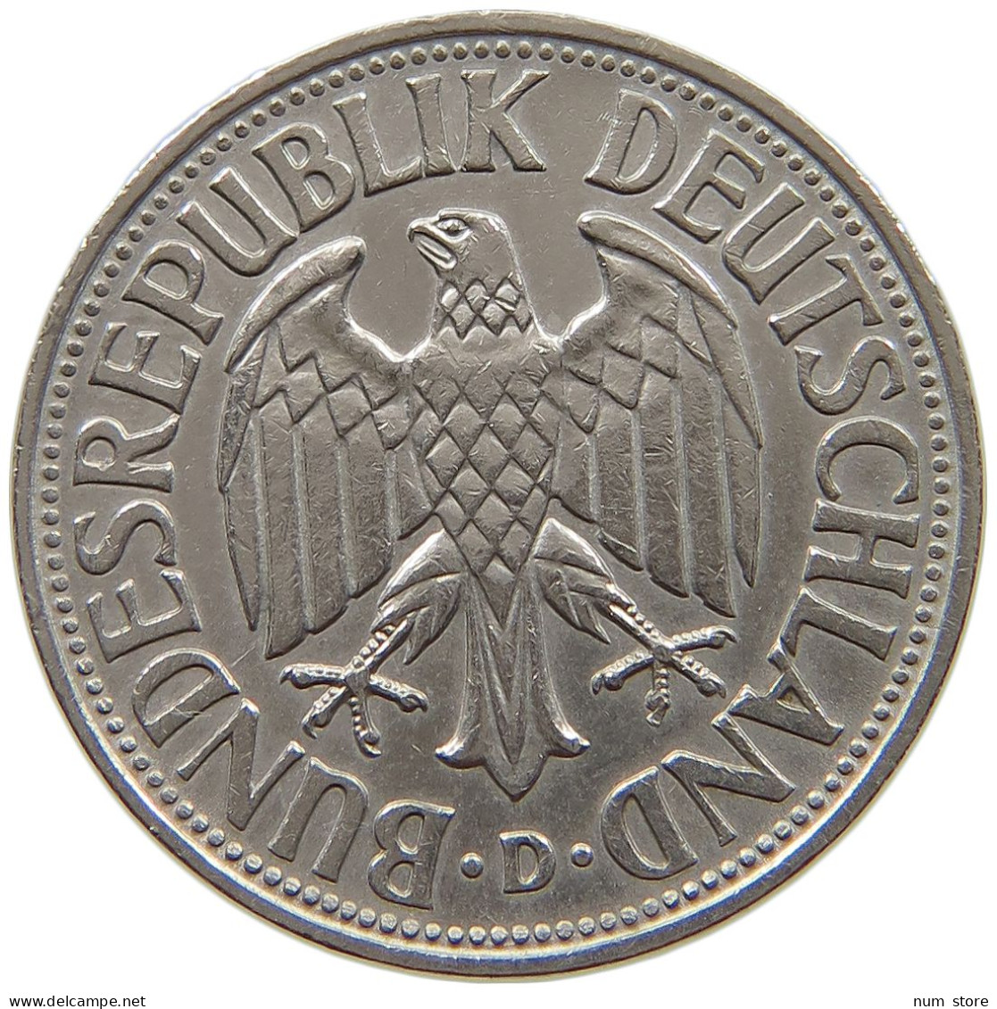 GERMANY WEST 1 MARK 1971 D #a069 0595 - 1 Mark
