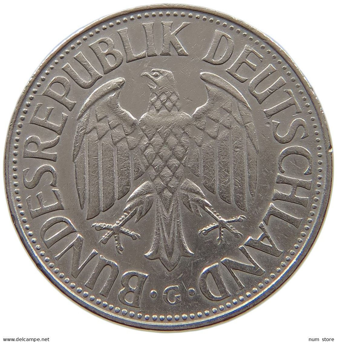 GERMANY WEST 1 MARK 1969 G #a069 0643 - 1 Mark