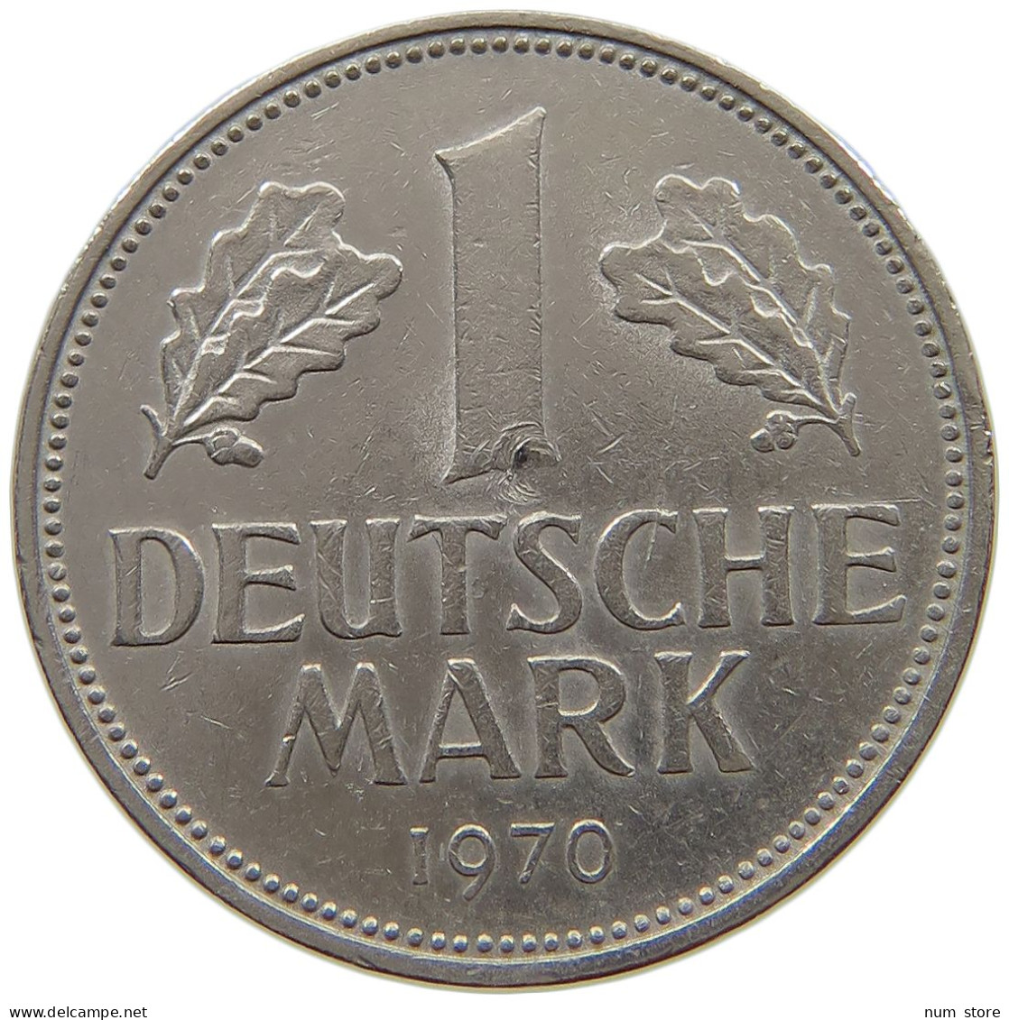 GERMANY WEST 1 MARK 1970 F #a069 0615 - 1 Marco