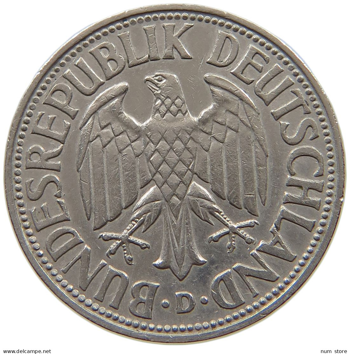 GERMANY WEST 1 MARK 1967 D #a069 0635 - 1 Mark