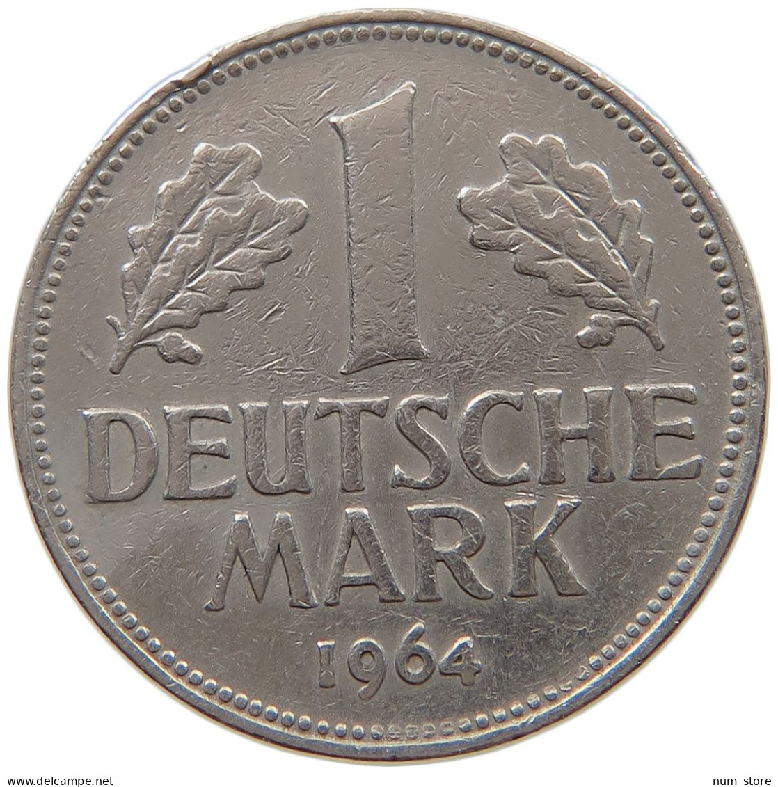 GERMANY WEST 1 MARK 1964 D #a061 0297 - 1 Marco