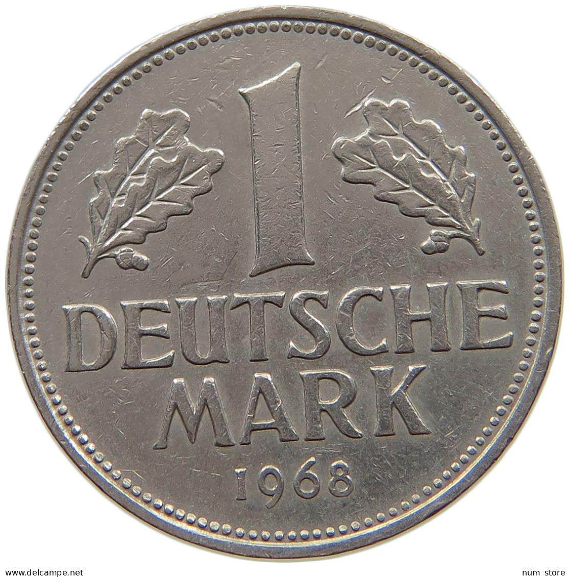 GERMANY WEST 1 MARK 1968 D #a069 0641 - 1 Mark