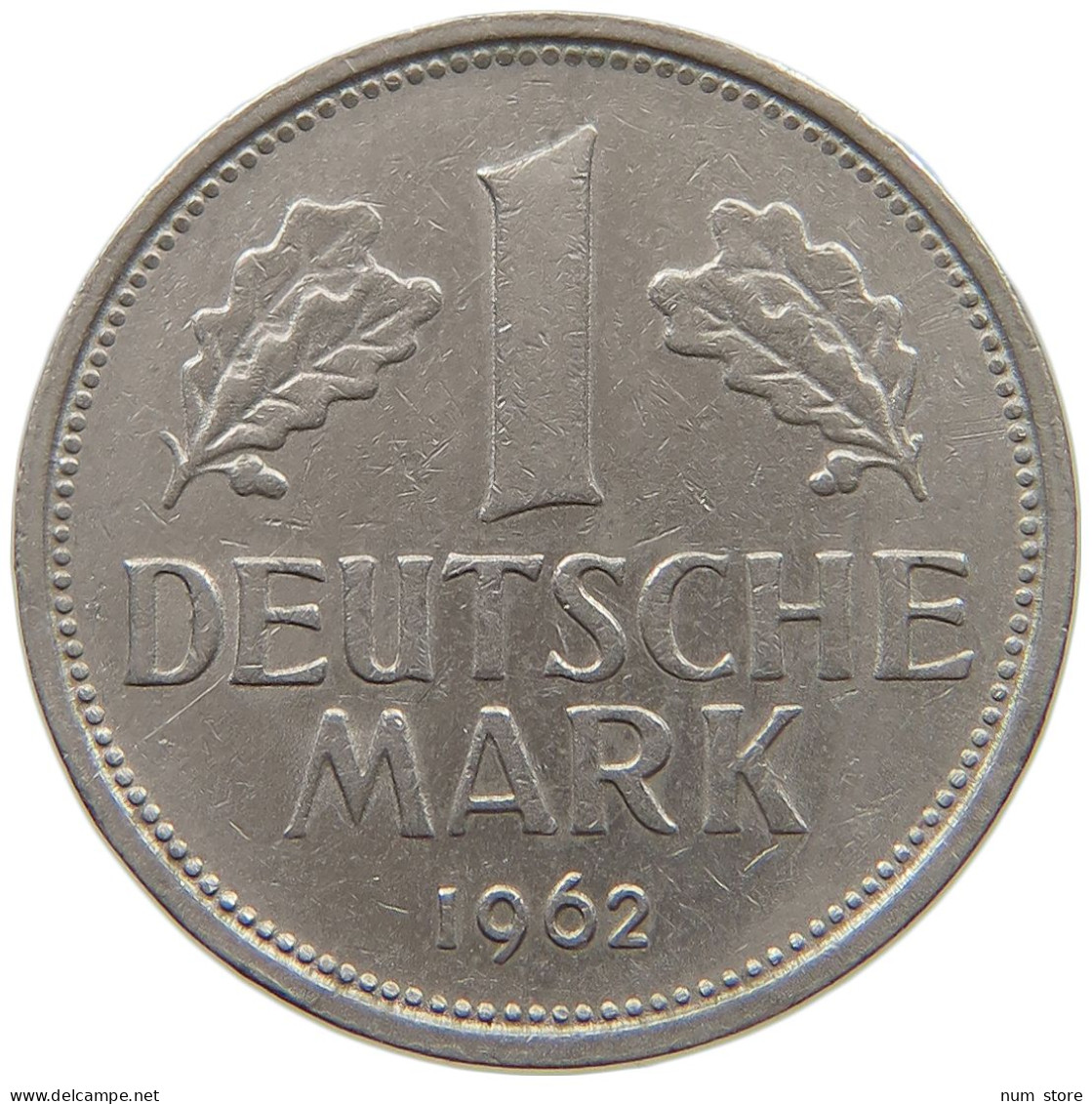 GERMANY WEST 1 MARK 1962 F #s056 0097 - 1 Marco