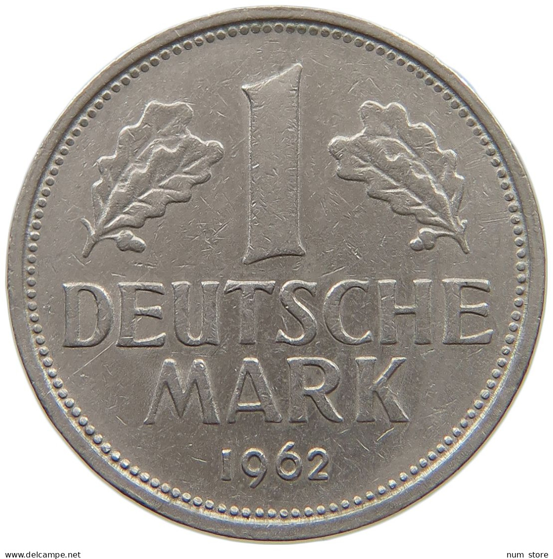 GERMANY WEST 1 MARK 1962 F #s056 0097 - 1 Mark