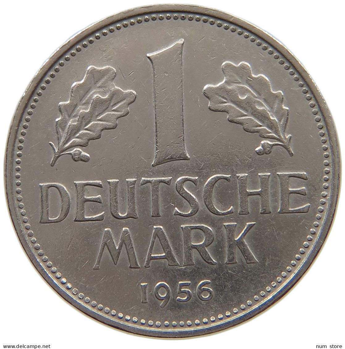 GERMANY WEST 1 MARK 1956 F #a072 0249 - 1 Mark