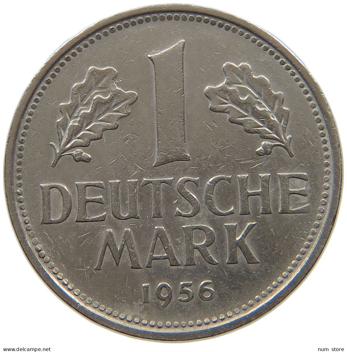 GERMANY WEST 1 MARK 1956 D #a072 0235 - 1 Marco