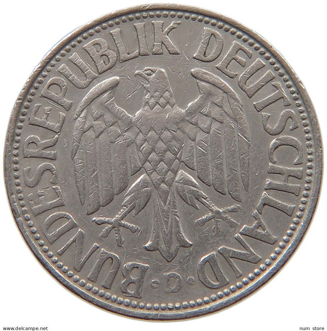 GERMANY WEST 1 MARK 1959 D #a061 0285 - 1 Mark