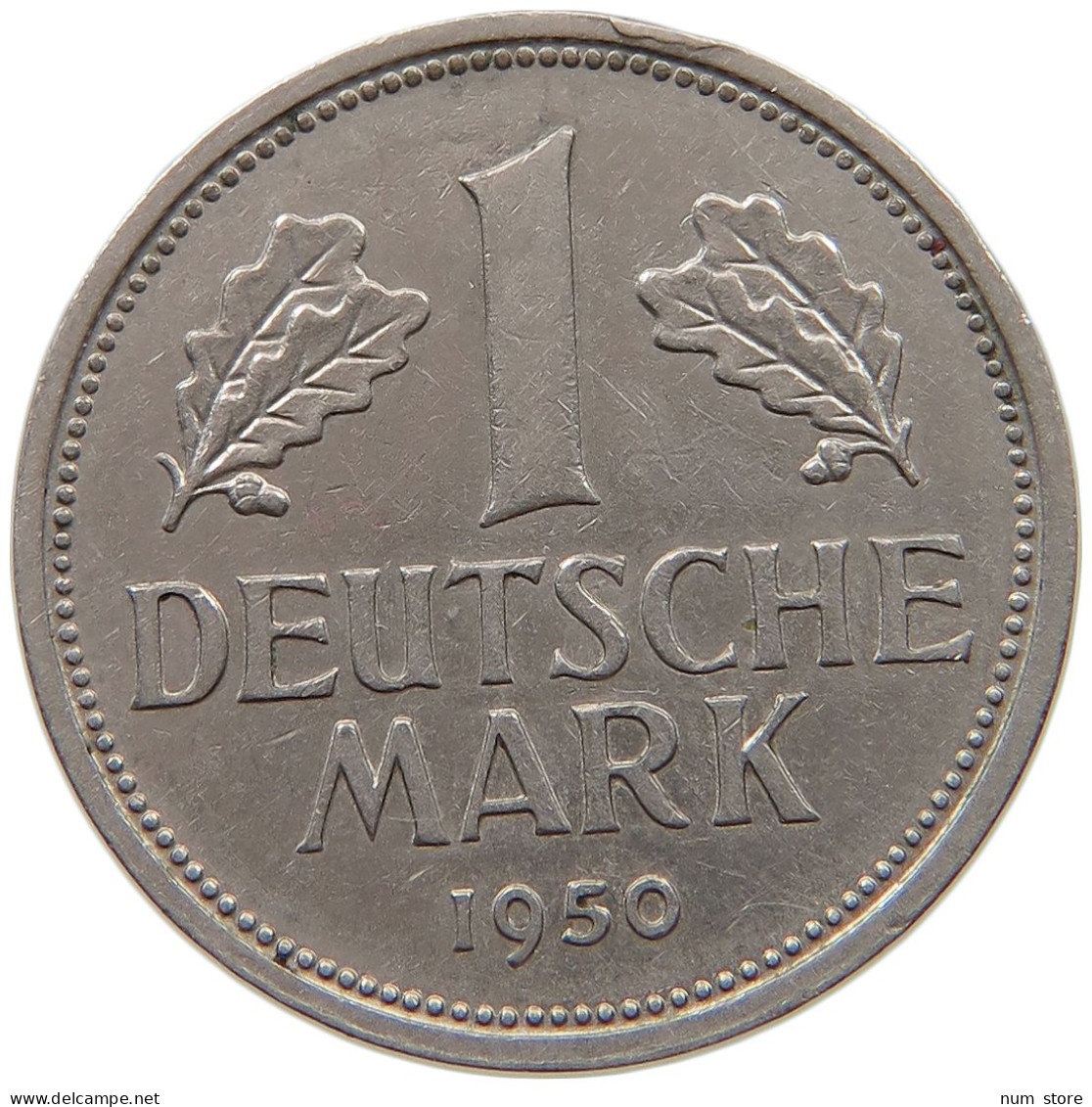 GERMANY WEST 1 MARK 1950 J #s056 0125 - 1 Marco