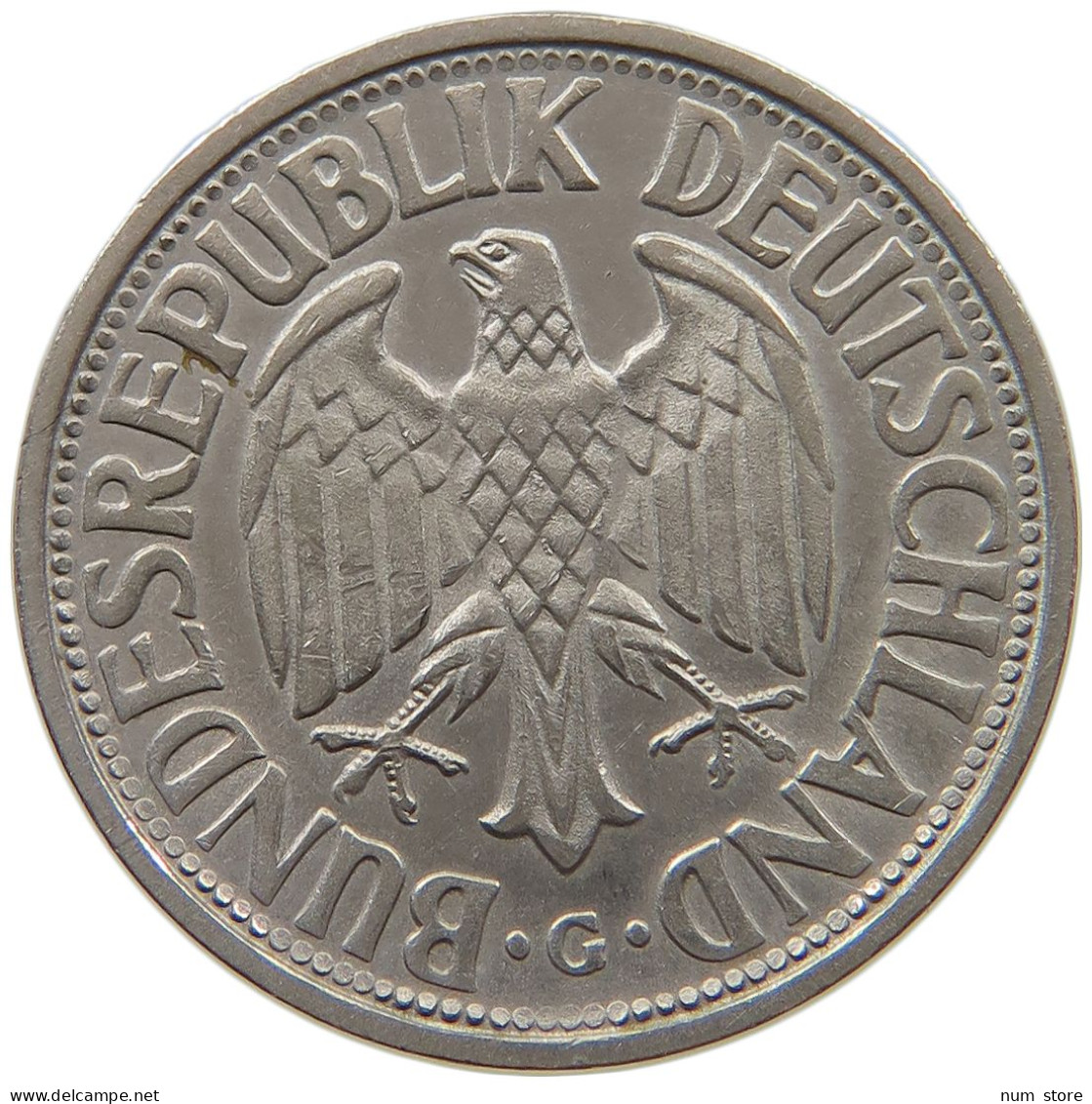 GERMANY WEST 1 MARK 1950 G #a072 0241 - 1 Mark