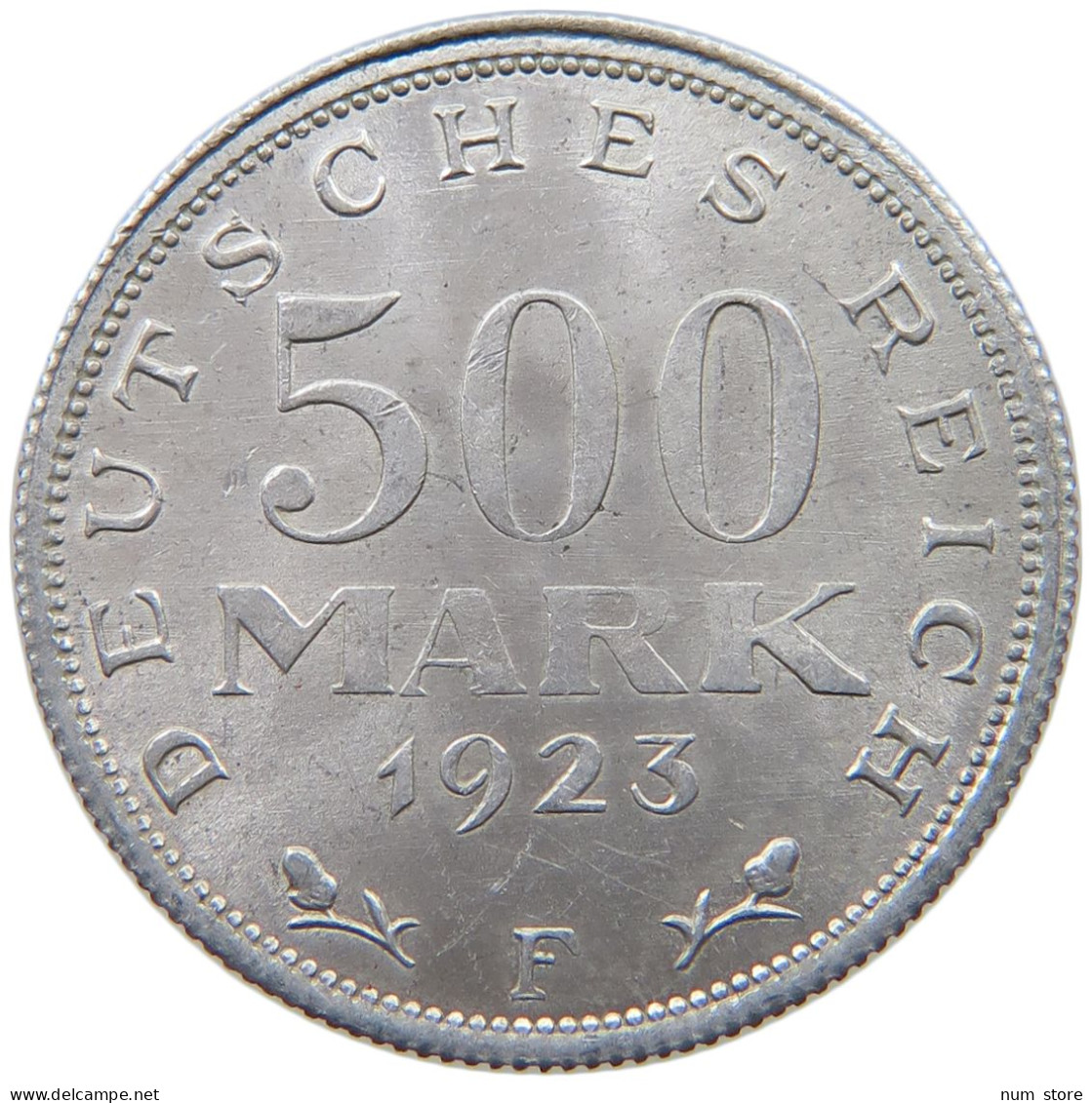 GERMANY WEIMAR 500 MARK 1923 F TOP #a036 0465 - 200 & 500 Mark