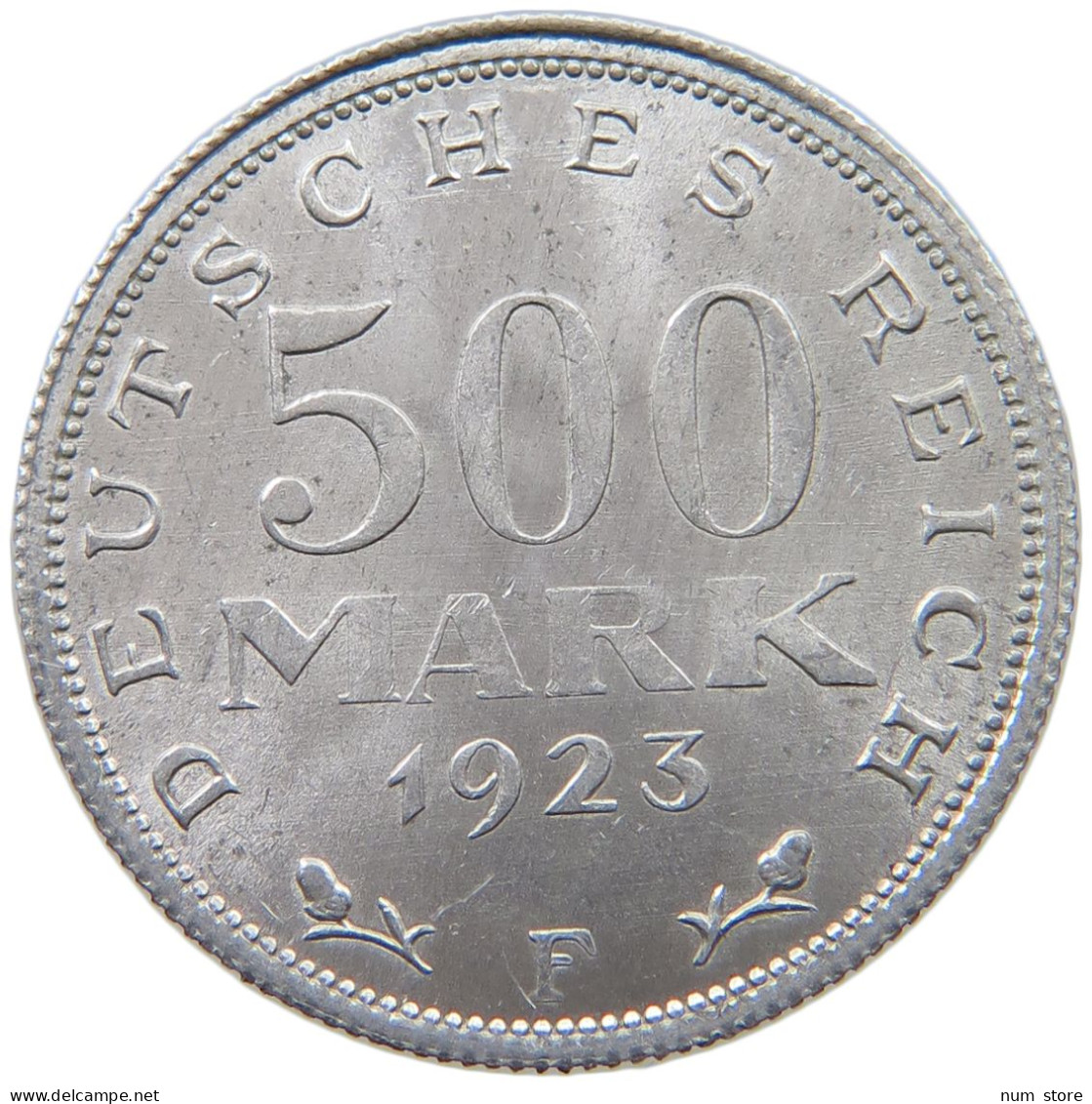GERMANY WEIMAR 500 MARK 1923 F TOP #a036 0455 - 200 & 500 Mark