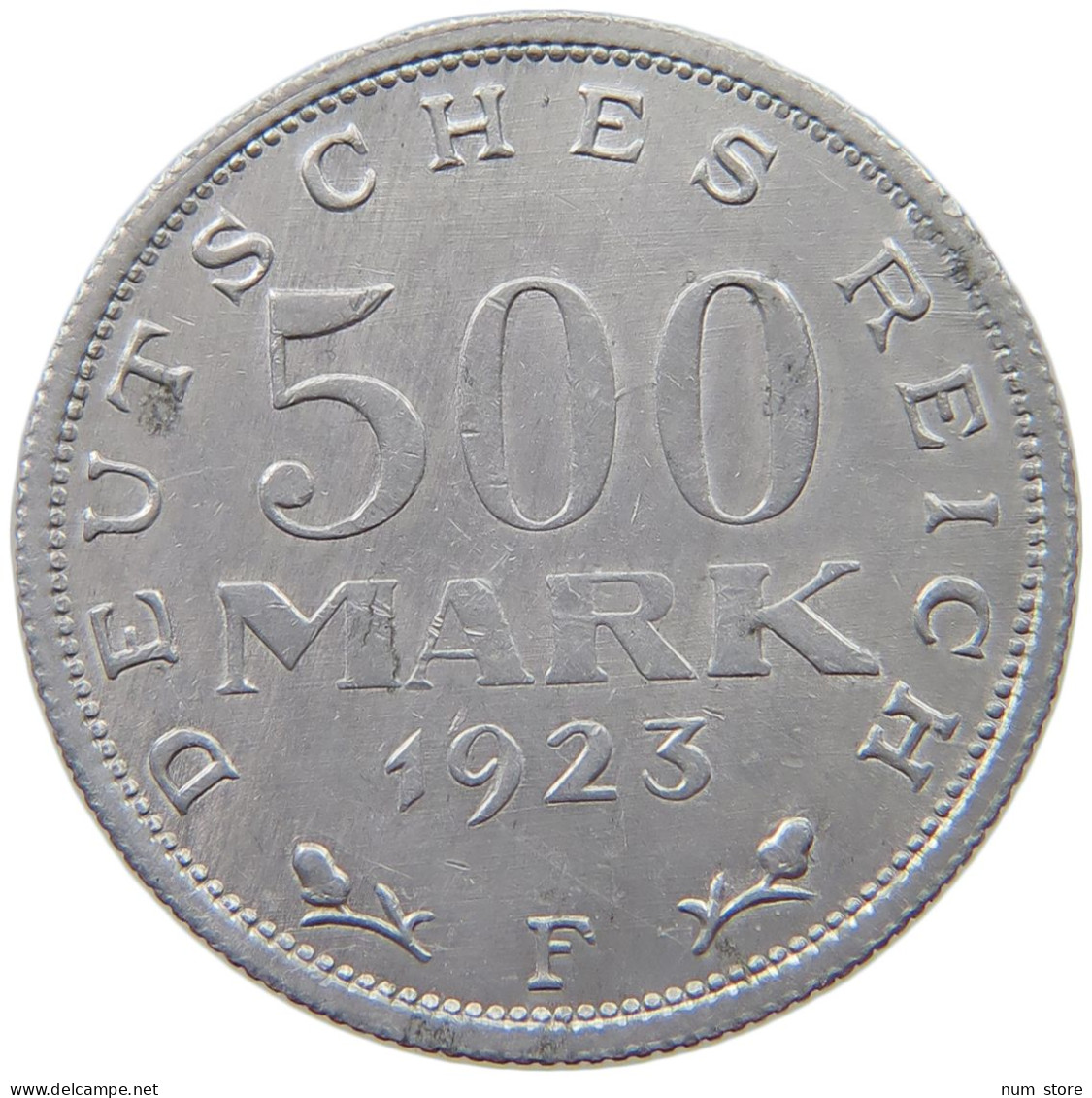 GERMANY WEIMAR 500 MARK 1923 F #a022 0105 - 200 & 500 Mark