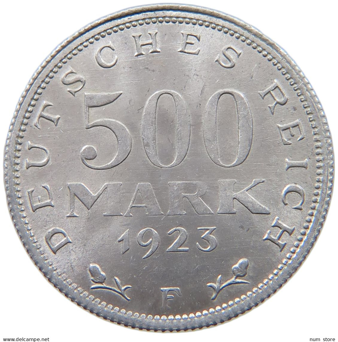 GERMANY WEIMAR 500 MARK 1923 F TOP #a036 0433 - 200 & 500 Mark