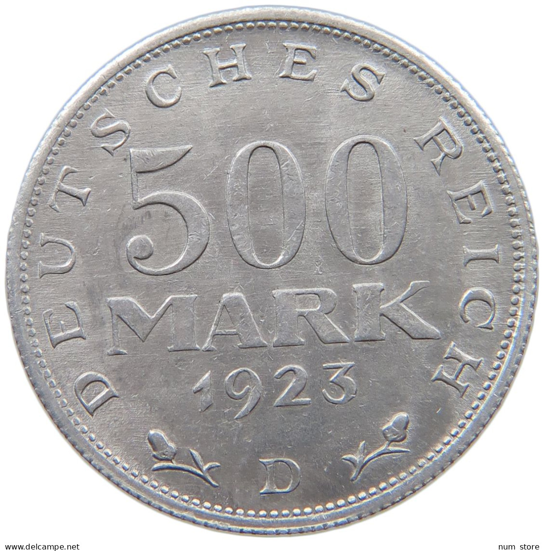 GERMANY WEIMAR 500 MARK 1923 D #s055 0815 - 200 & 500 Mark