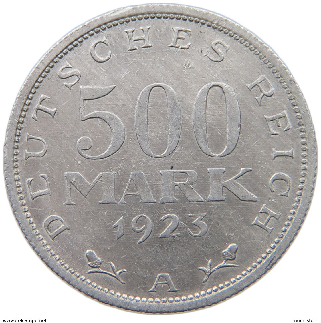 GERMANY WEIMAR 500 MARK 1923 A #a036 0471 - 200 & 500 Mark