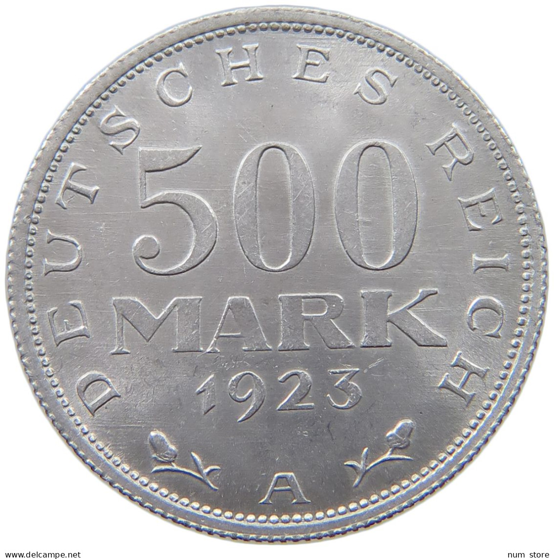 GERMANY WEIMAR 500 MARK 1923 A #a022 0125 - 200 & 500 Mark