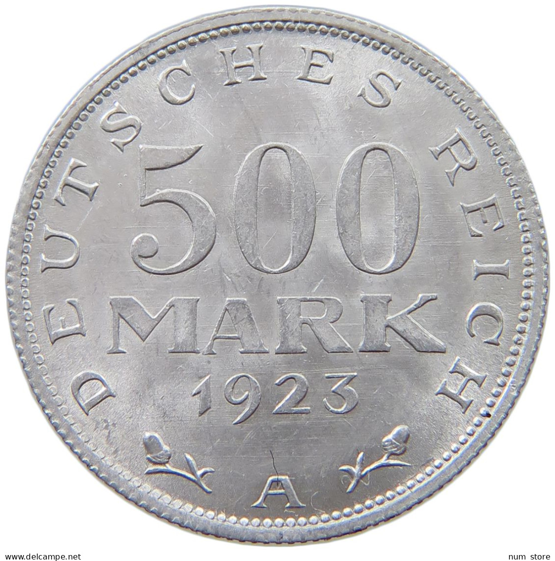 GERMANY WEIMAR 500 MARK 1923 A #a022 0101 - 200 & 500 Mark