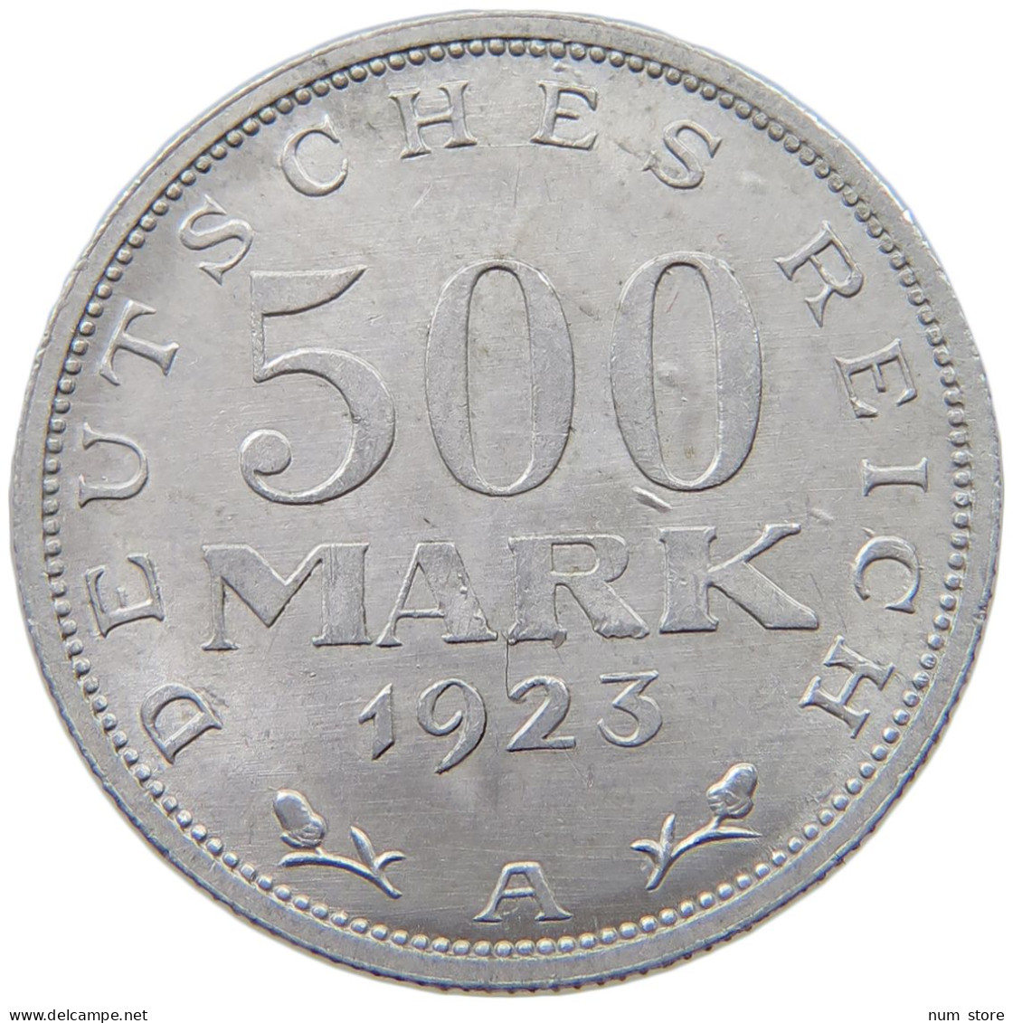 GERMANY WEIMAR 500 MARK 1923 A #a022 0111 - 200 & 500 Mark