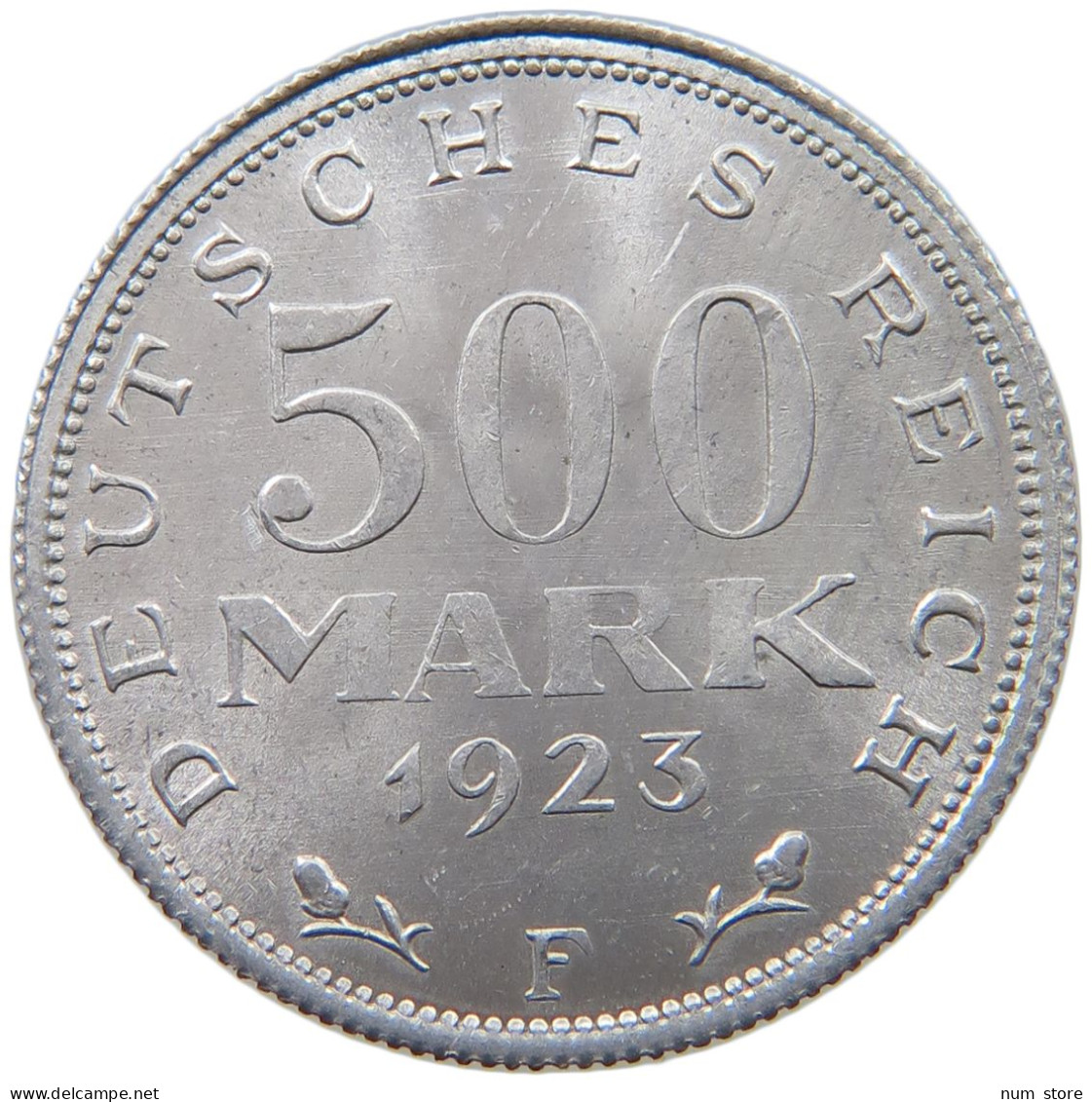 GERMANY WEIMAR 500 MARK 1923 F TOP #a036 0461 - 200 & 500 Mark