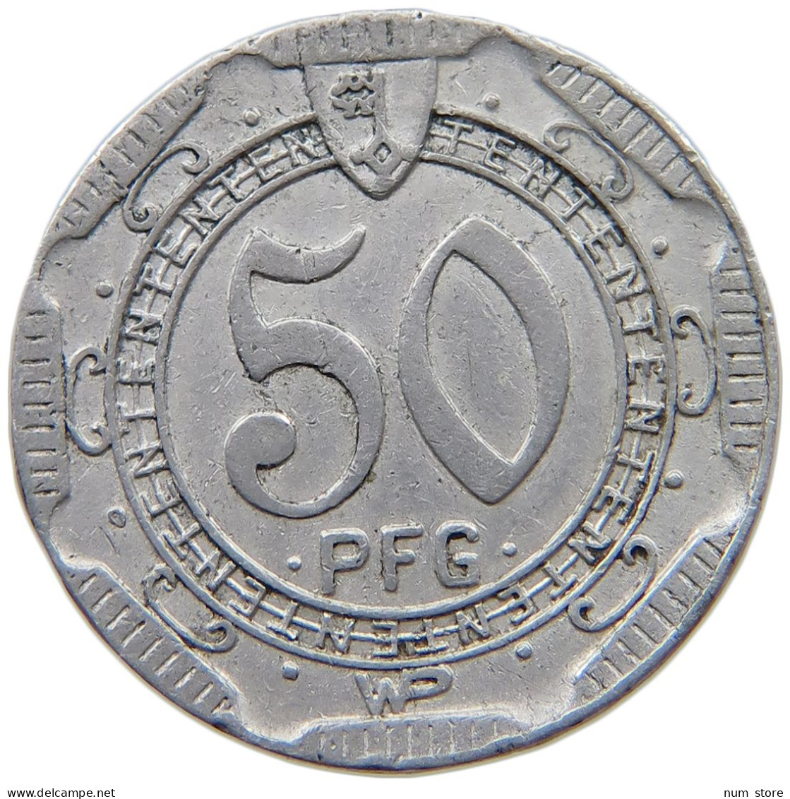 GERMANY WEIMAR 50 PFENNIG 1920 SOEST #a026 0301 - 50 Rentenpfennig & 50 Reichspfennig