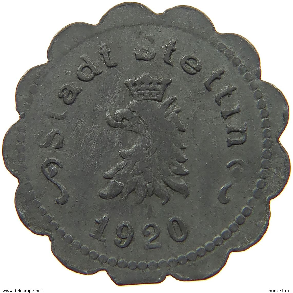 GERMANY WEIMAR 50 PFENNIG 1920 STETTIN #s074 0753 - 50 Rentenpfennig & 50 Reichspfennig