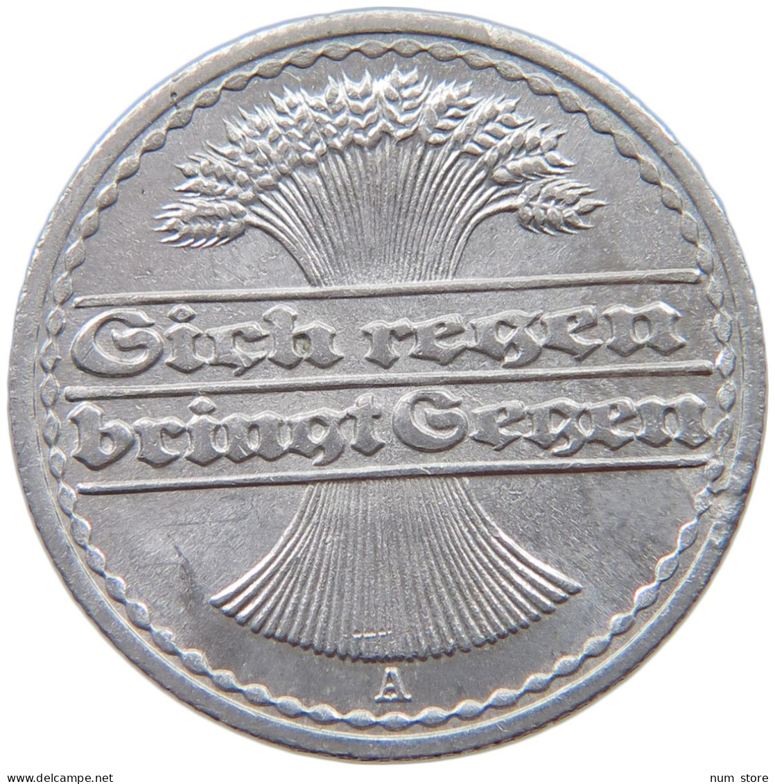 GERMANY WEIMAR 50 PFENNIG 1922 A #a053 0567 - 50 Rentenpfennig & 50 Reichspfennig
