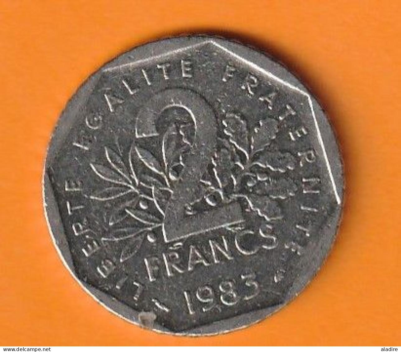 LOT - 2 Francs 1983 Et 10 Centimes 1963 = 1 € - Autres & Non Classés