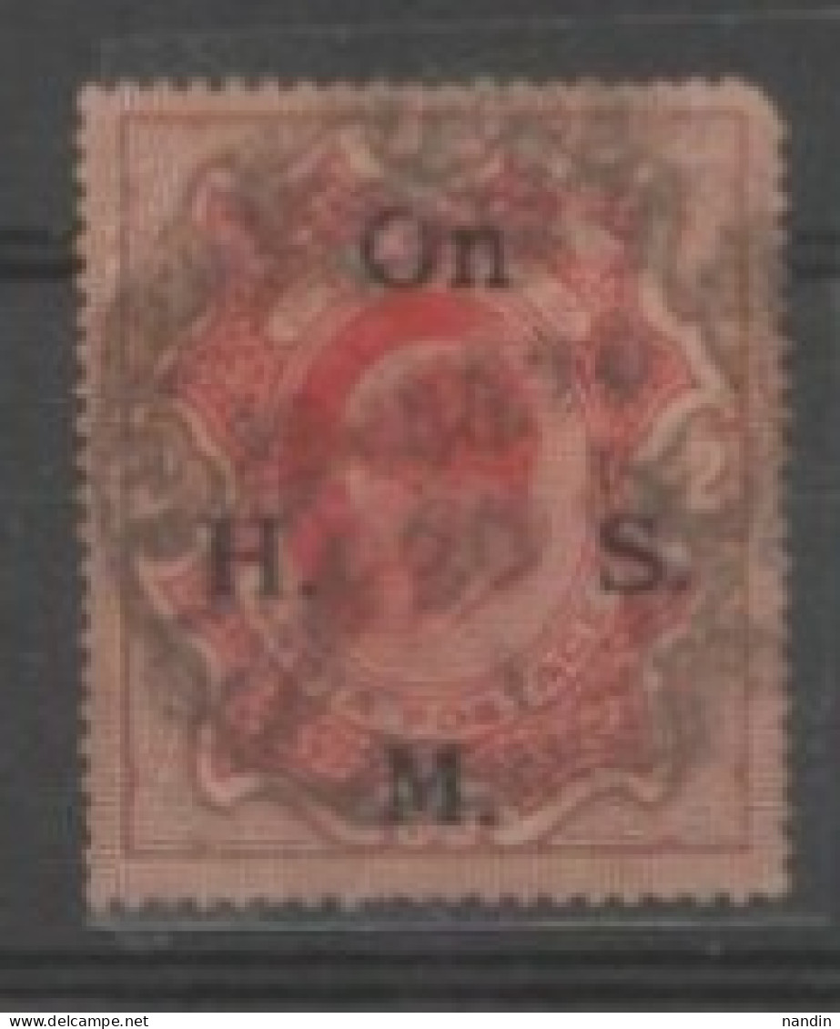 1909 STAMPS OF INDIA King EDWARD Optd  On H.M.S.-SGO68 ( Condition -Poor/Space Filler) - 1902-11 King Edward VII