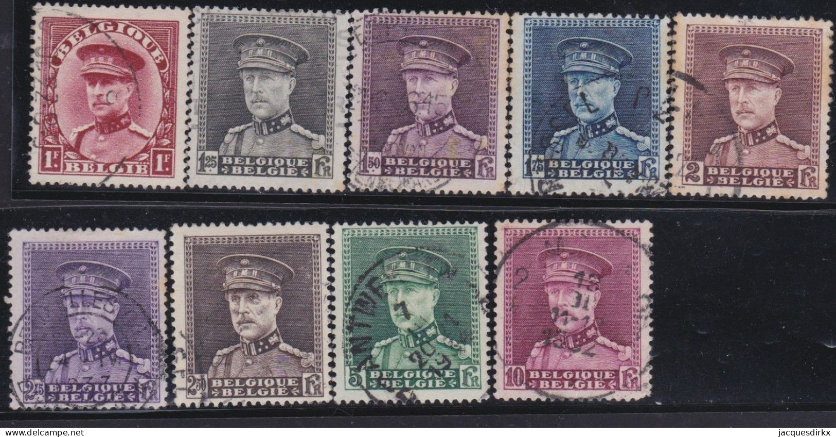 Belgie  .   OBP    .   317/324     .    O     .   Gestempeld     .   /   .     Oblitéré - Used Stamps