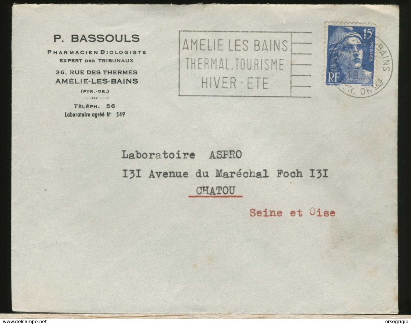 FRANCE FRANCIA -   AMELIE LES BAINS -   THERMES - THERMAL - Termalismo