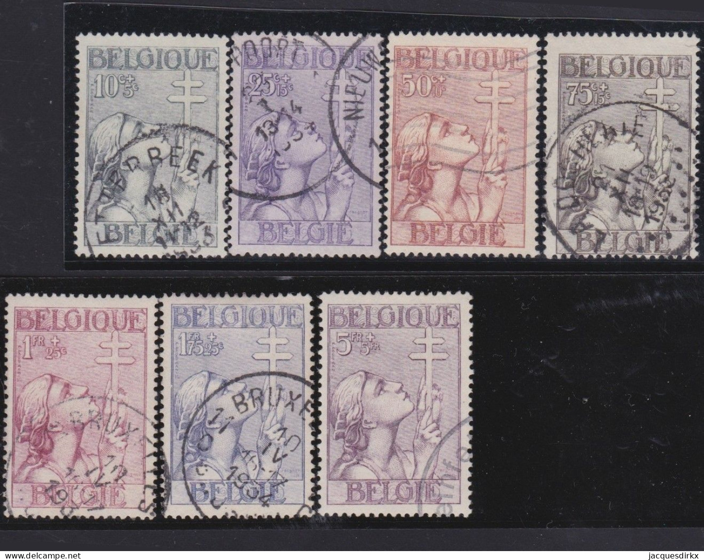 Belgie  .   OBP    .   377/383     .    O     .   Gestempeld     .   /   .     Oblitéré - Used Stamps