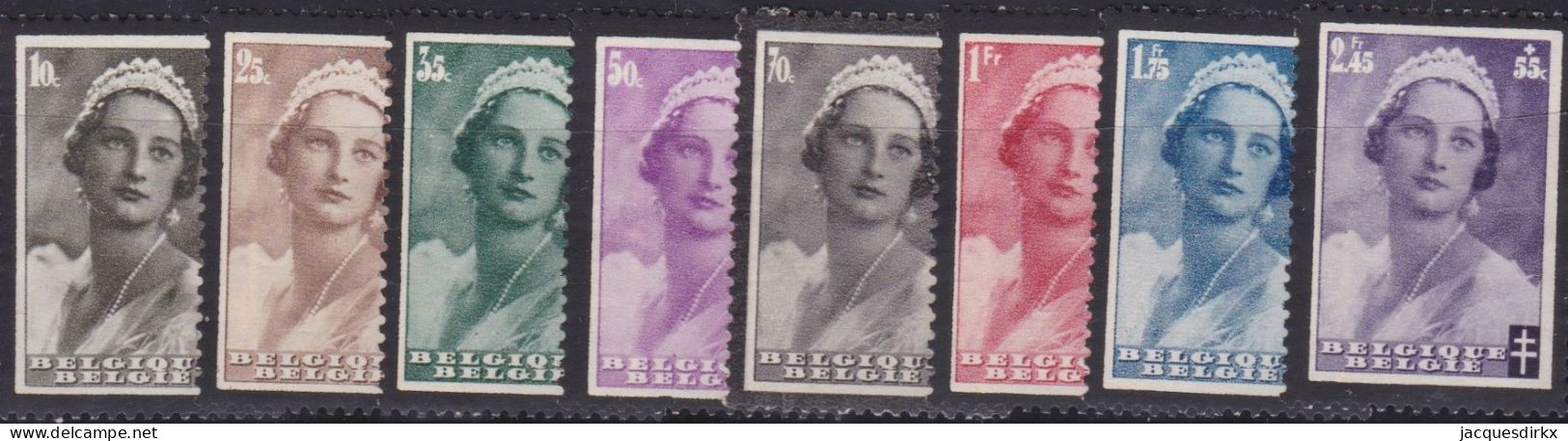 Belgie  .   OBP    .    411/418    .    *      .   Ongebruikt Met Gom    .   /   .    Neuf Avec Gomme - Unused Stamps