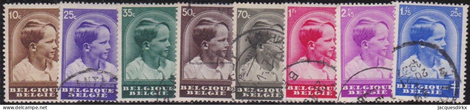 Belgie  .   OBP    .   438/445     .    O (438: *)    .   Gestempeld     .   /   .     Oblitéré - Used Stamps