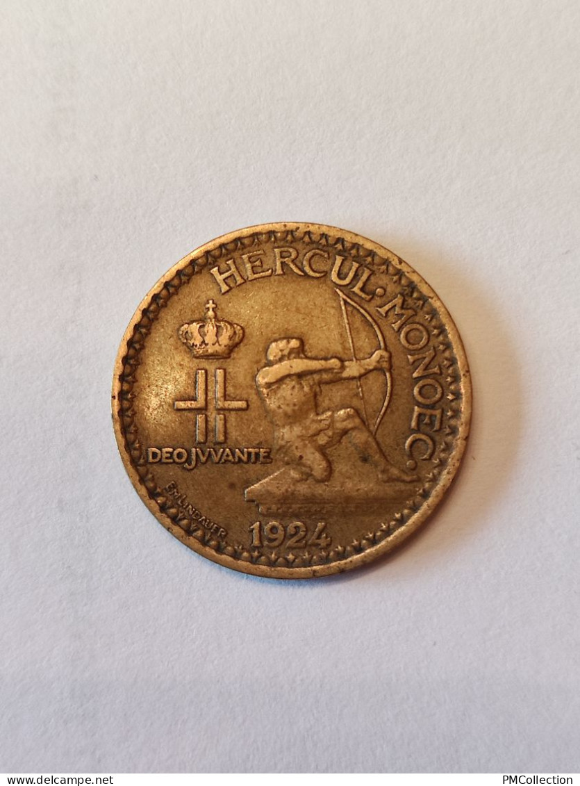 1 FRANC 1924 CREDIT FONCIER MONACO - Charles III.