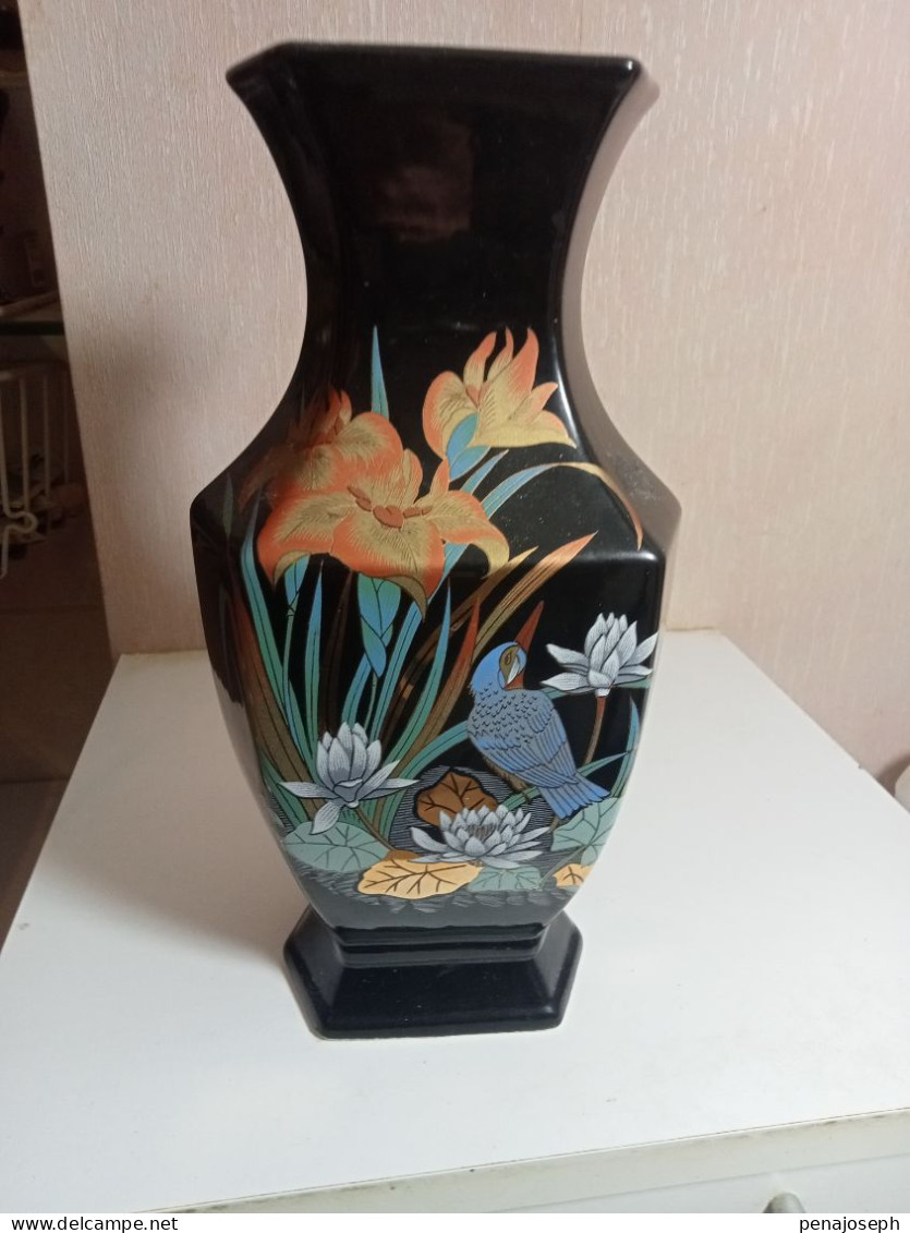 Vase Ancien Hauteur 26 Cm X 14 Cm - Jarrones