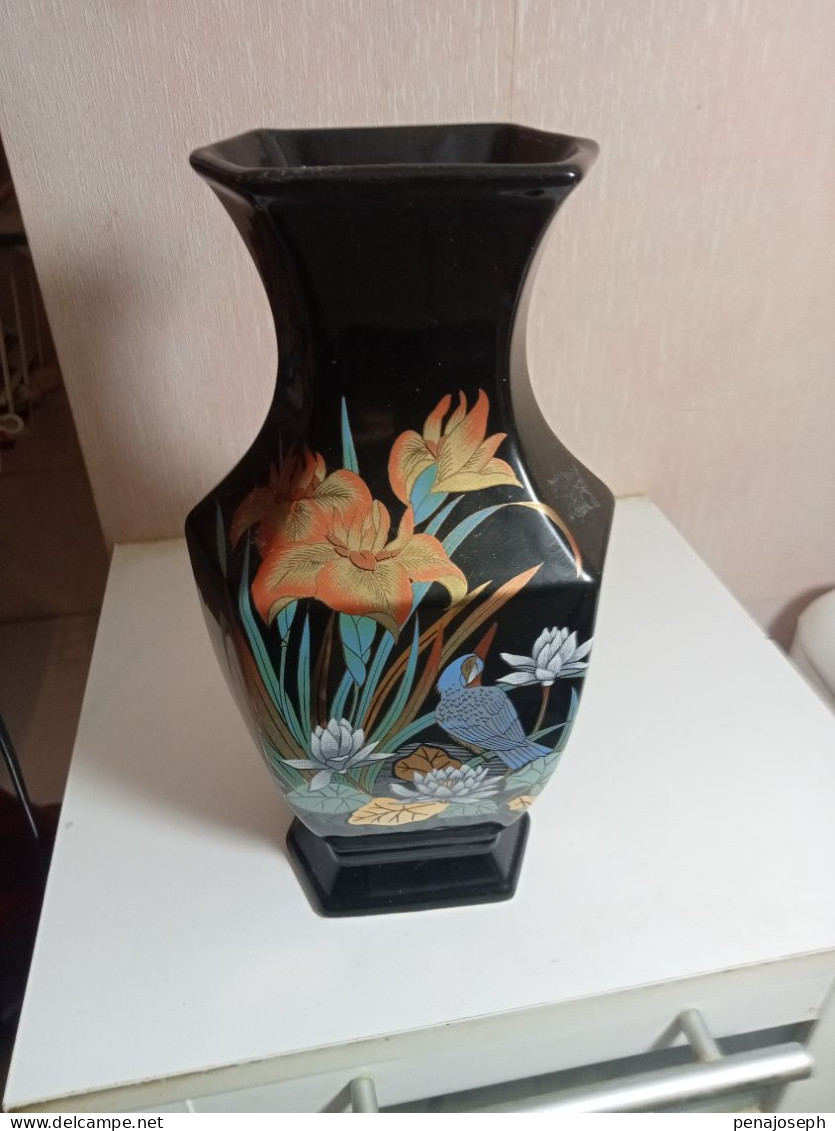 Vase Ancien Hauteur 26 Cm X 14 Cm - Jarrones