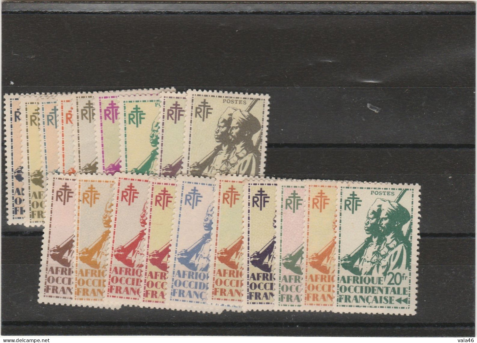 AFRIQUE OCCIDENTALE FRANCAISE  JOLIE SERIE  TIRAILLEURS SENEGALAIS - Unused Stamps