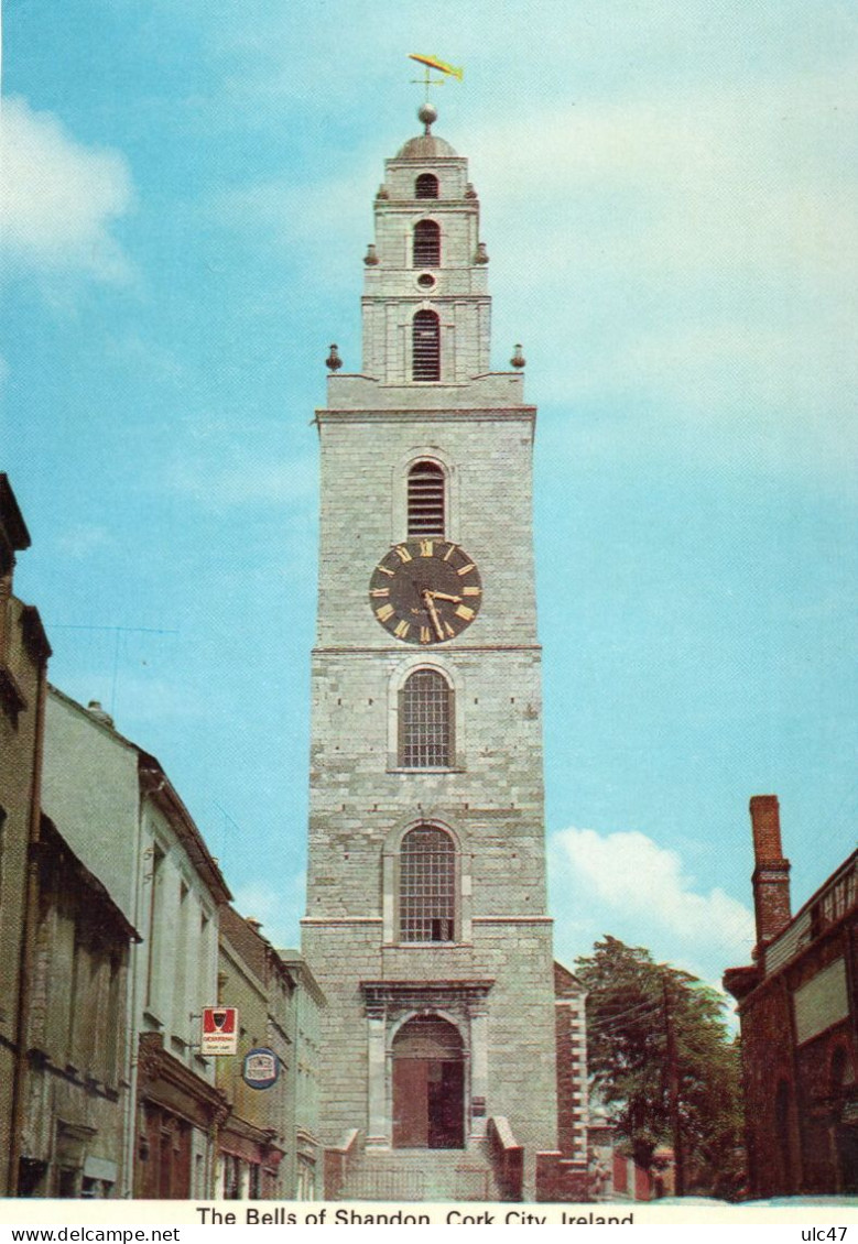 - The Bells Of Shandon, Cork City, IRELAND - St. Anne's Church, - Scan Verso - - Cork