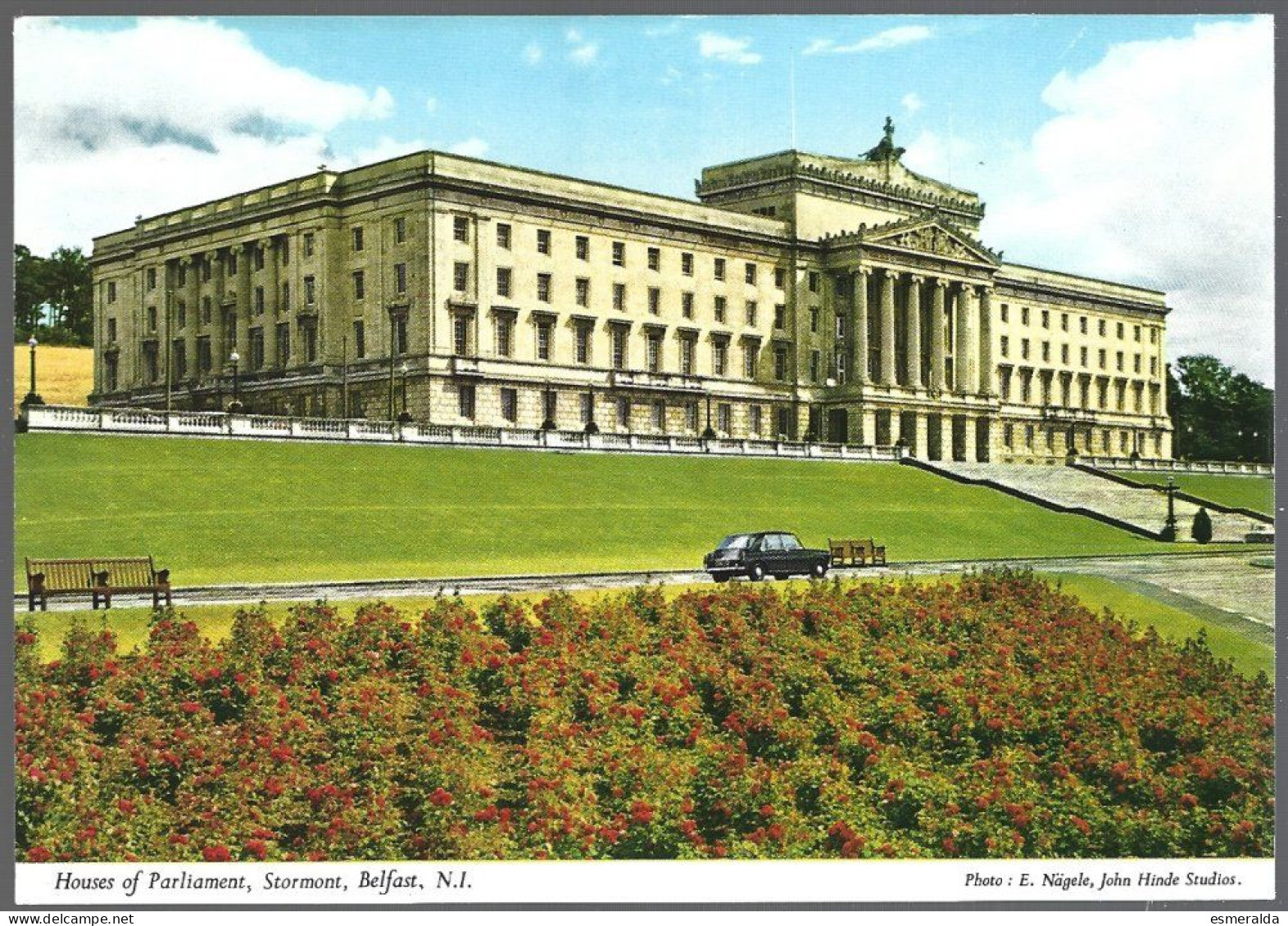 (EU)  PC 2NI/20 J.Hinde - House Of Parliament, Stormont, Belfast N.I. Unused - Belfast