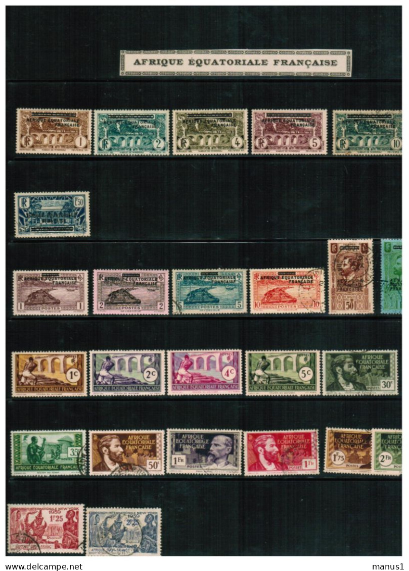 Collection Colonies Françaises Dans Un Album - Cote 4386€ - Collections