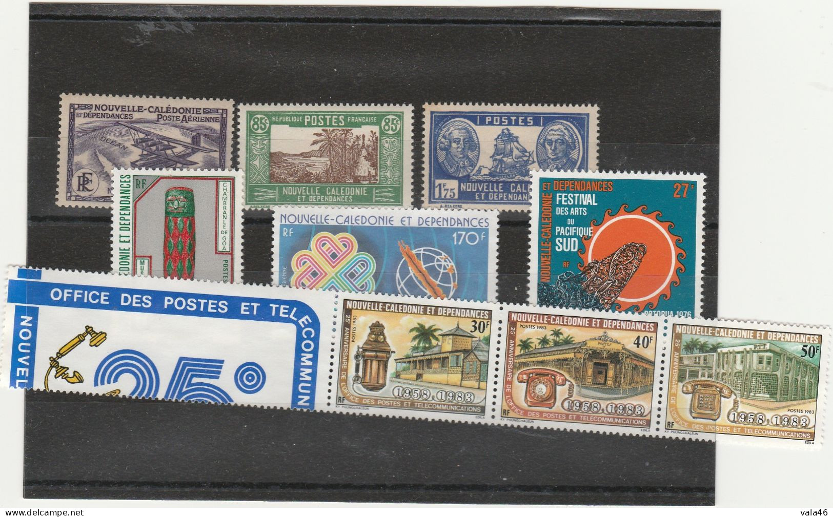 NOUVELLE CALEDONIE ET DEPENDANCES  JOILI LOT - Unused Stamps