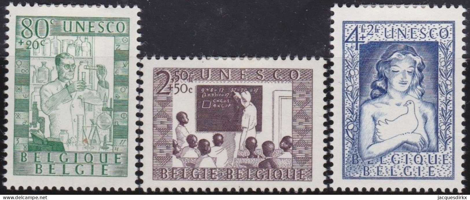 Belgie  .   OBP    .   842/844   .    *      .   Ongebruikt Met Gom    .   /   .    Neuf Avec Gomme - Unused Stamps