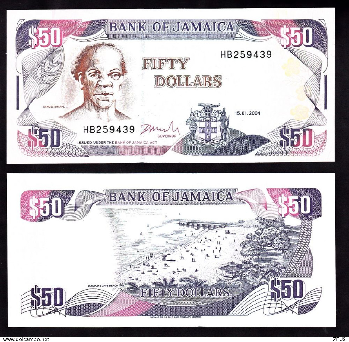 GIAMAICA 50 DOLLARI 2004 PIK 79 FDS - Jamaique