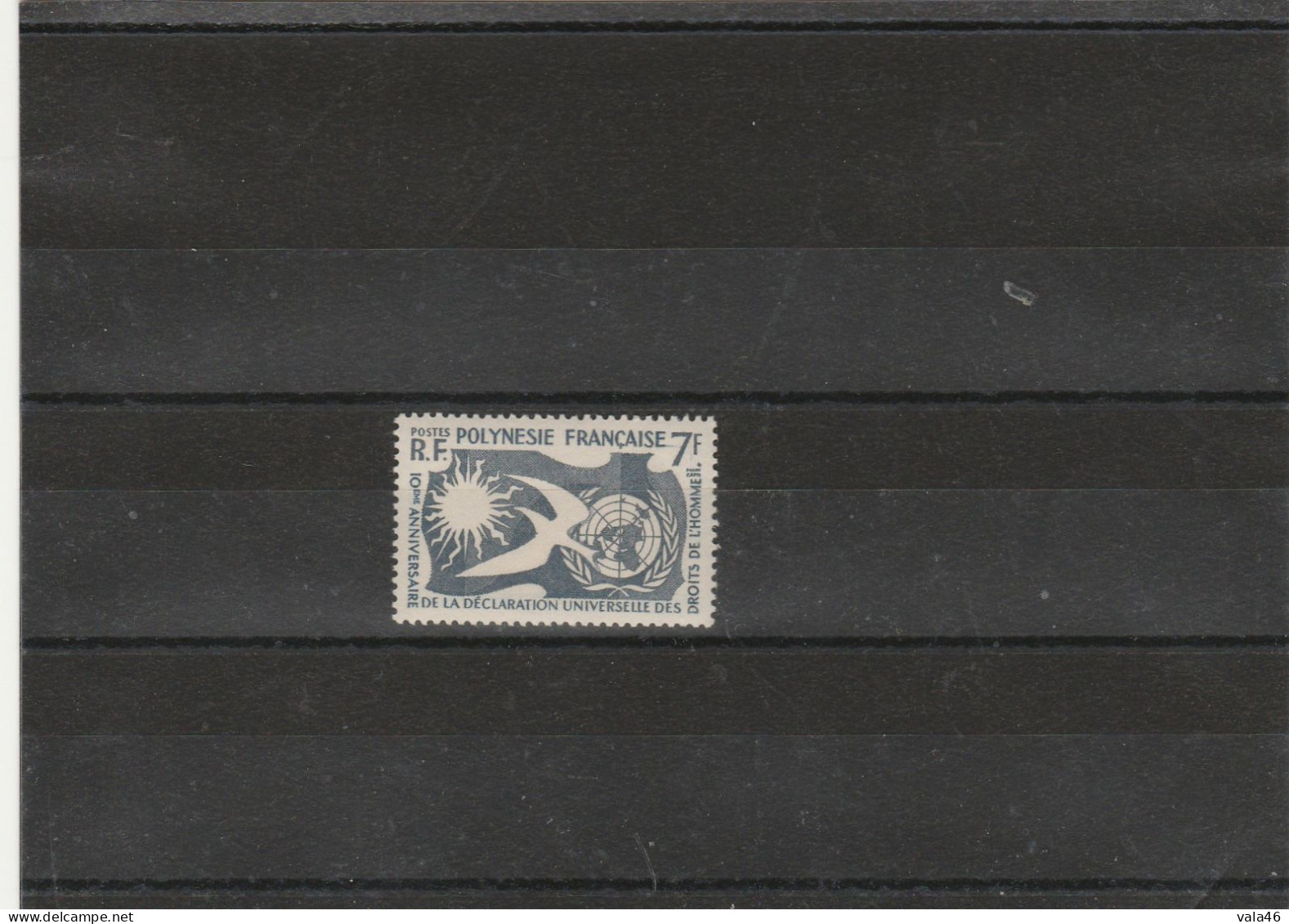 POLYNESIE   N° 12  10è ANNIVERSAIRE DE LA DECLARTION DES DROITS DE L'HOMME . - Unused Stamps
